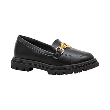 Sapato-Preto-Kids-Fivela-Coracao-|-Molekinha-Tamanho--26---Cor--PRETO-0